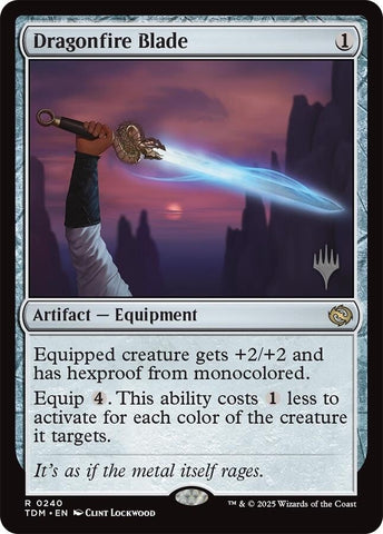 Image for Dragonfire Blade (240) (Promo Pack: Tarkir: Dragonstorm) - Magic: The Gathering