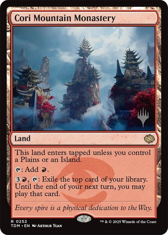 Image for Cori Mountain Monastery (252) (Promo Pack: Tarkir: Dragonstorm) - Magic: The Gathering