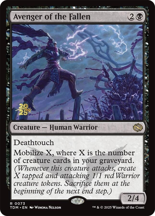 Image for Avenger of the Fallen (73) (Prerelease Cards) - Magic: The Gathering