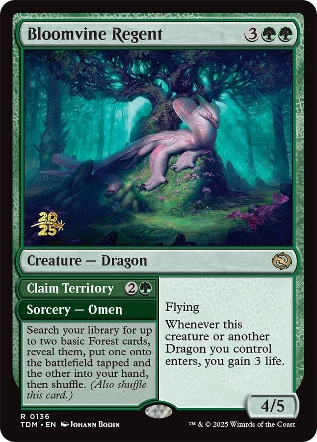 Image for Bloomvine Regent (136) (Prerelease Cards) - Magic: The Gathering