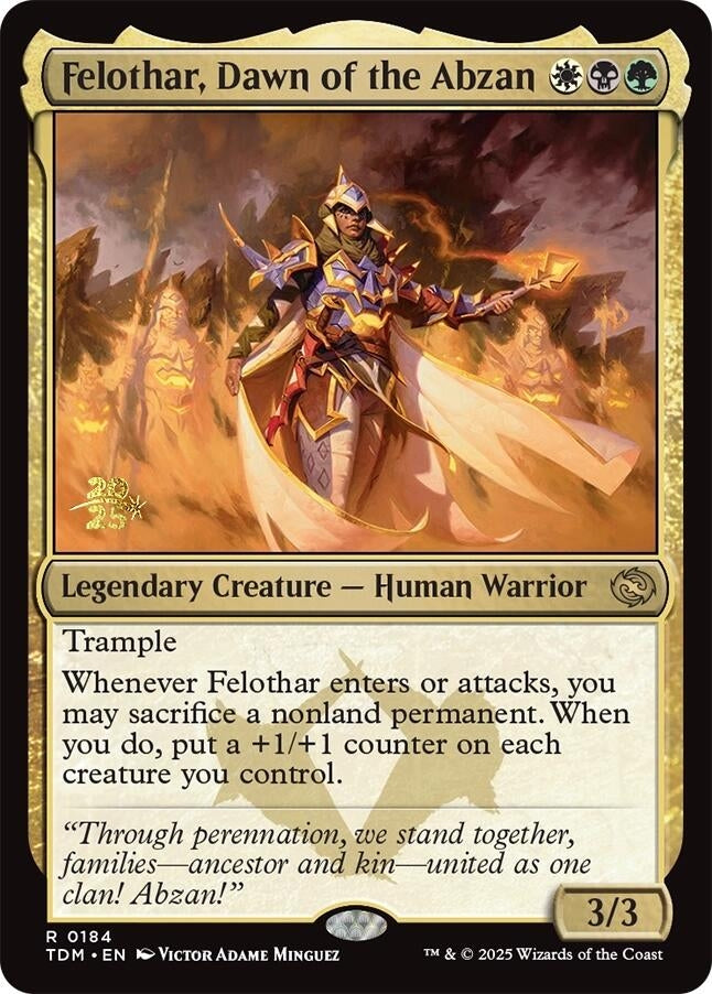 Felothar, Dawn of the Abzan (184) (PRE)