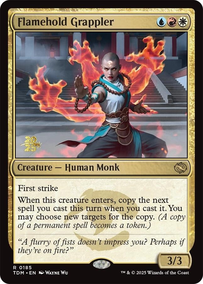 Flamehold Grappler (185) (Prerelease Cards)