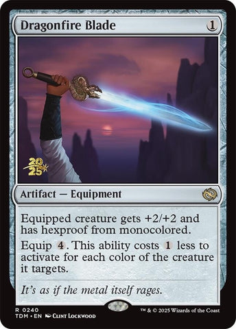 Image for Dragonfire Blade (240) (Prerelease Cards) - Magic: The Gathering