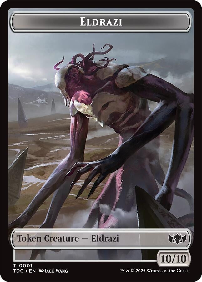 Eldrazi // Citizen Double-Sided Token (1 // 26) (Commander: Tarkir: Dragonstorm)