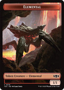Elemental (0016) // Gold Double-Sided Token (16 // 29) (Commander: Tarkir: Dragonstorm)