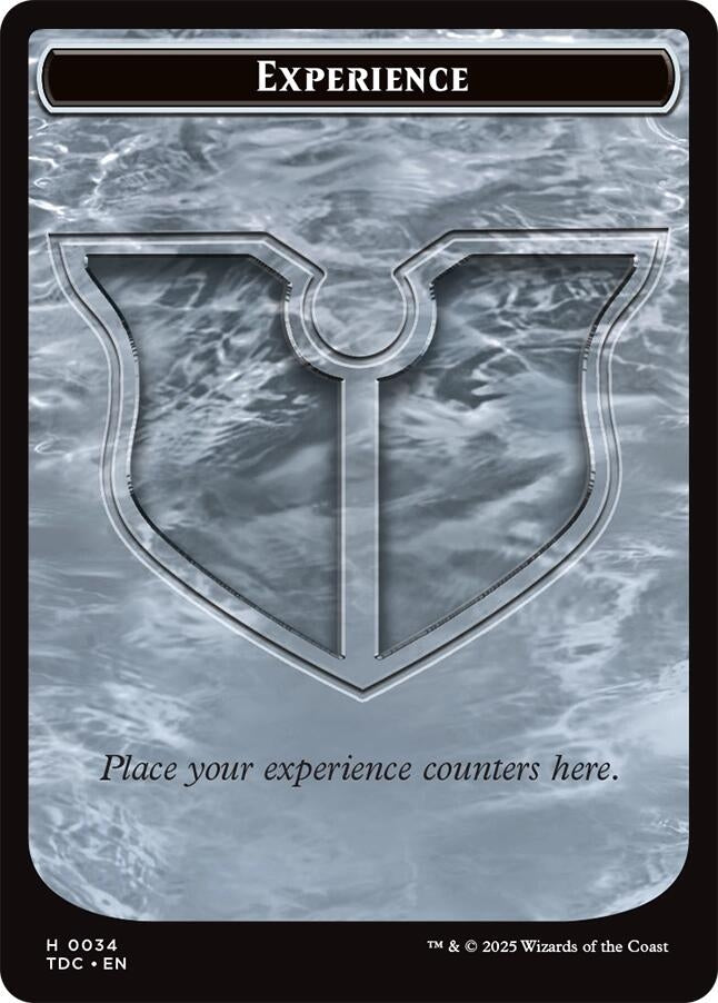 Experience // Treasure Double-Sided Token (34 // 16) (Commander: Tarkir: Dragonstorm)
