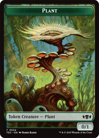 Image for Plant // Goat Double-Sided Token (24 // 4) - Magic: The Gathering