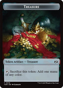 Image for Treasure // Zombie Druid Double-Sided Token (16 // 10) - Magic: The Gathering