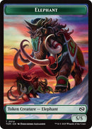 Elephant // Treasure  Double-Sided Token (14 // 16) (Tarkir: Dragonstorm)