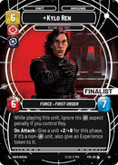 Image for Kylo Ren - Killing the Past (Finalist) (49) - Star Wars: Unlimited