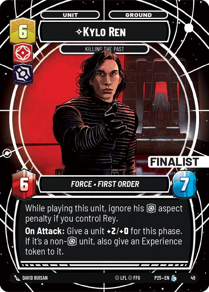Image for Kylo Ren - Killing the Past (Finalist) (49) - Star Wars: Unlimited