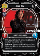 Image for Kylo Ren - Killing the Past (Champion) (50) - Star Wars: Unlimited