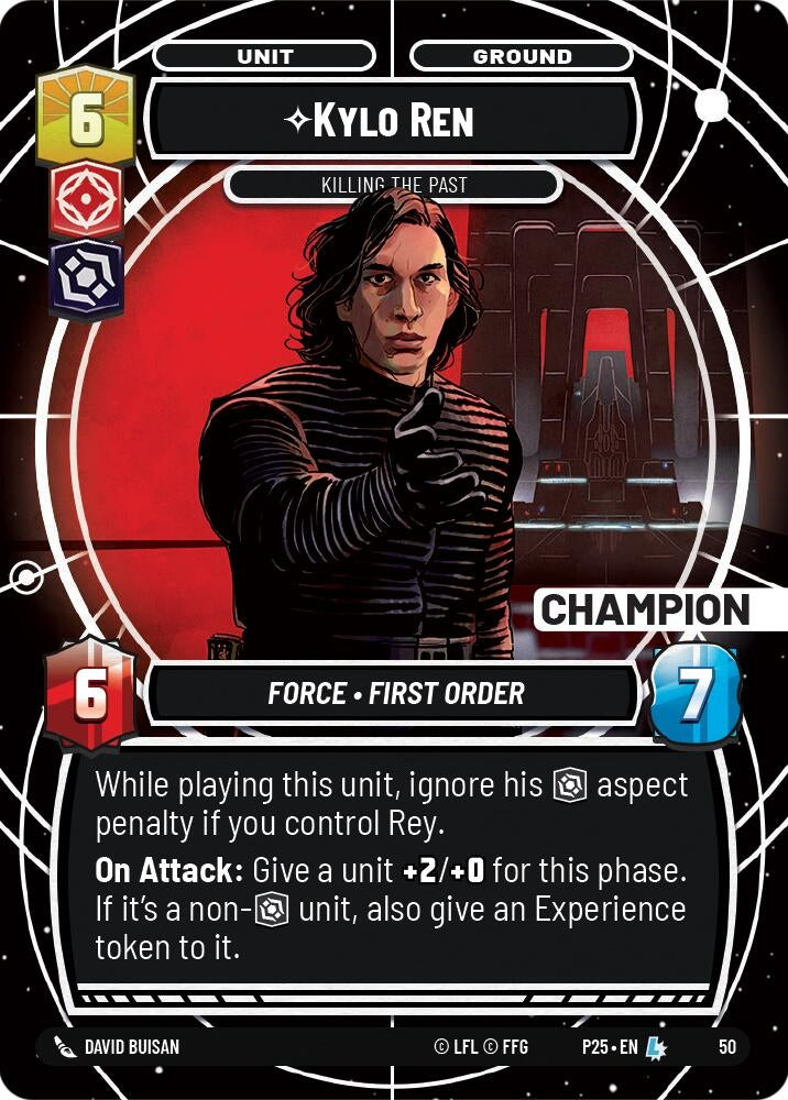 Image for Kylo Ren - Killing the Past (Champion) (50) - Star Wars: Unlimited