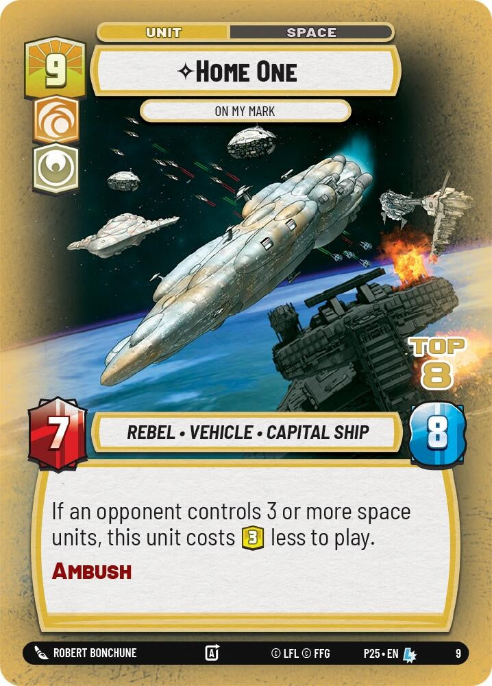 Image for Home One - On My Mark (Top 8) (9) - Star Wars: Unlimited
