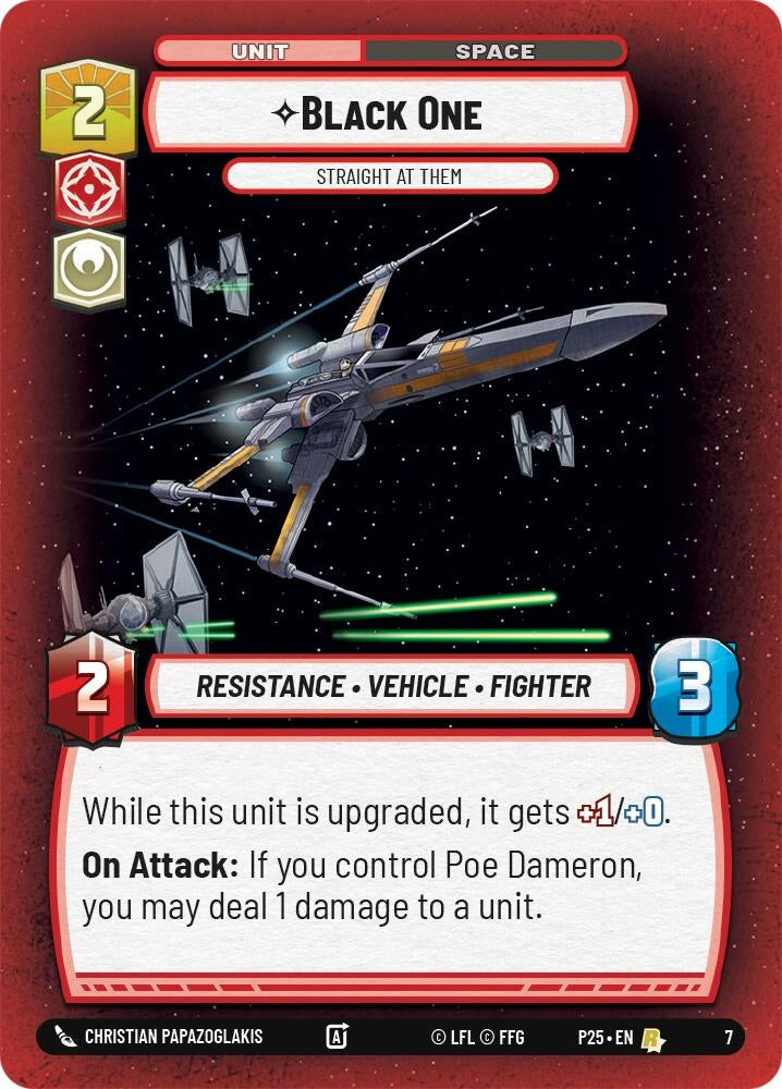 Black One - Straight At Them (7) (Organized Play Promos)