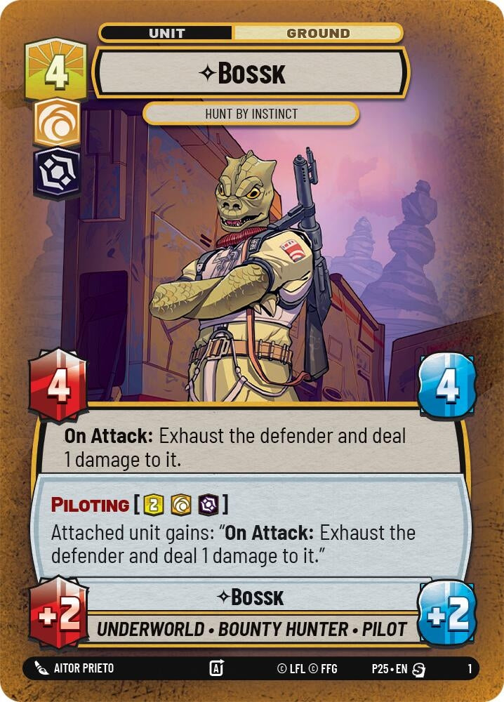Image for Bossk - Hunt By Instinct (1) - Star Wars: Unlimited