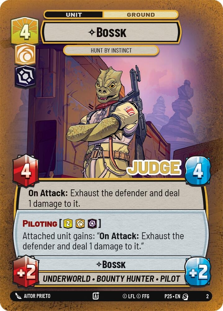 Image for Bossk - Hunt By Instinct (2) - Star Wars: Unlimited