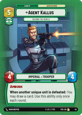 Agent Kallus - Seeking the Rebels (40) (Organized Play Promos)