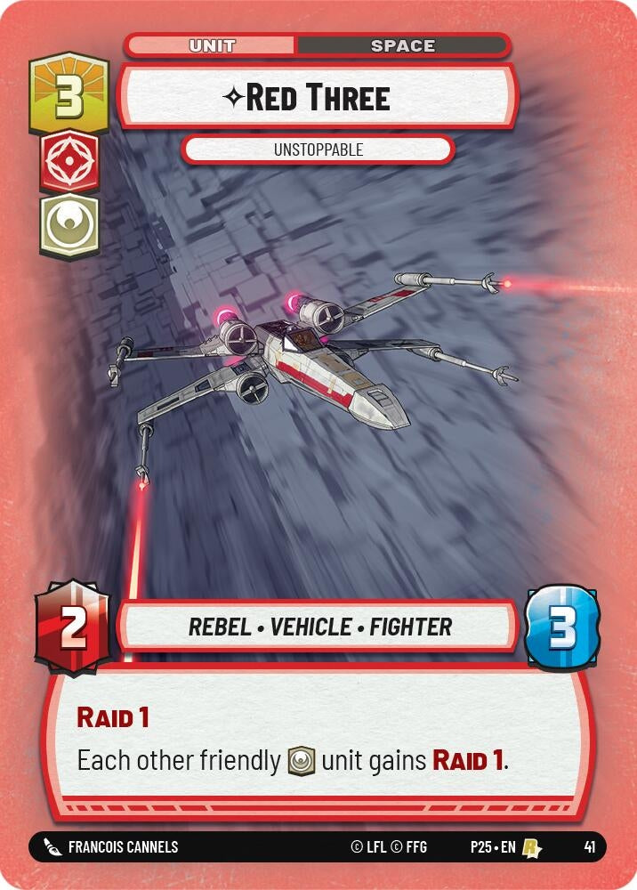 Red Three - Unstoppable (41) (Organized Play Promos)