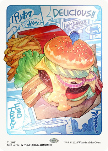 Image for Food Token (2011) (Rainbow Foil) (2011) (Secret Lair Drop Series) - Magic: The Gathering