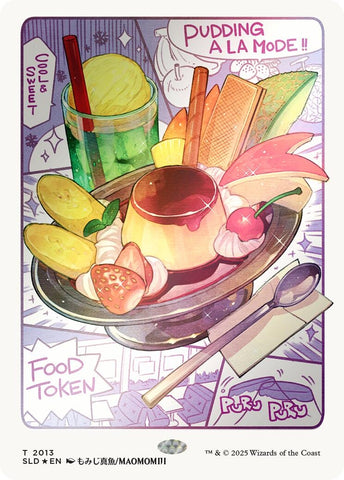 Image for Food Token (2013) (Rainbow Foil) (2013) (Secret Lair Drop Series) - Magic: The Gathering