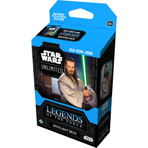 Image for Legends of the Force - Spotlight Deck: Qui-Gon Jinn - Star Wars: Unlimited