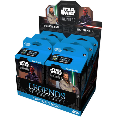 Image for Legends of the Force - Spotlight Deck Display - Star Wars: Unlimited