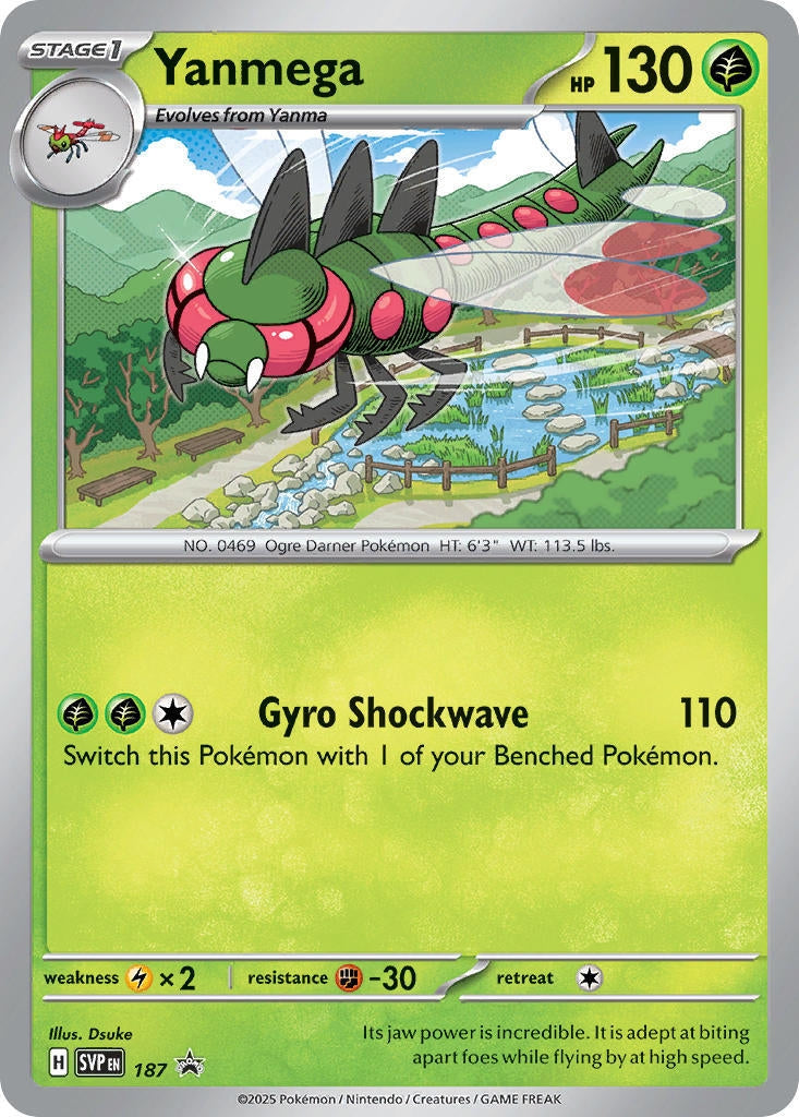 Image for Yanmega - 187 (187) (SV: Scarlet & Violet Promo Cards) - Pokemon