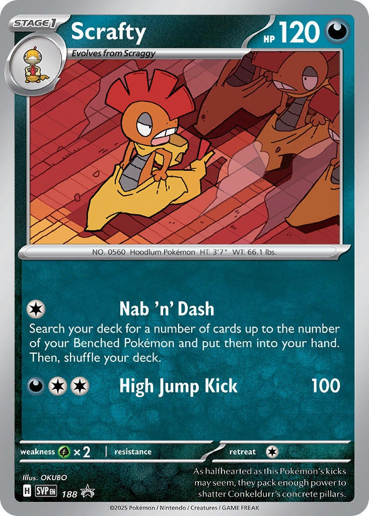 Image for Scrafty - 188 (188) (SV: Scarlet & Violet Promo Cards) - Pokemon