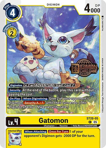 Image for Gatomon (ST20-05 C) (ST-20_PR) - Digimon Card Game