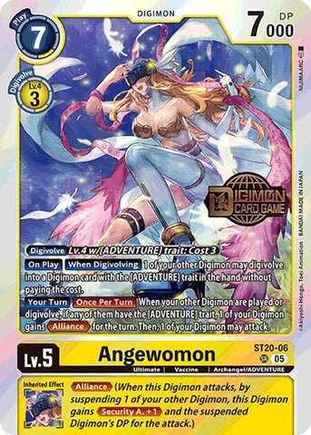 Image for Angewomon (ST20-06 SR) (ST-20_PR) - Digimon Card Game