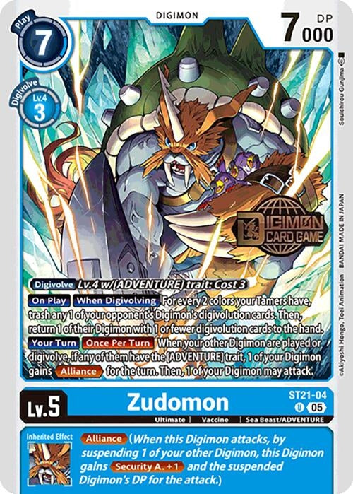 Image for Zudomon (ST21-04 U) (ST-21_PR) - Digimon Card Game