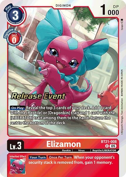 Image for Elizamon (BT21-008 R) (BT21_PR) - Digimon Card Game