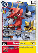 Image for Shoutmon (BT21-011 U) (BT21_PR) - Digimon Card Game