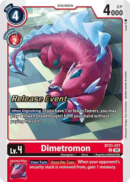 Image for Dimetromon (BT21-017 U) (BT21_PR) - Digimon Card Game