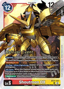 Image for Shoutmon DX (BT21-027 R) (BT21_PR) - Digimon Card Game