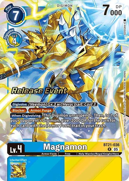 Image for Magnamon (BT21-036 R) (BT21_PR) - Digimon Card Game
