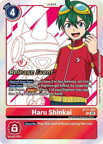 Image for Haru Shinkai (BT21-084 R) (BT21_PR) - Digimon Card Game