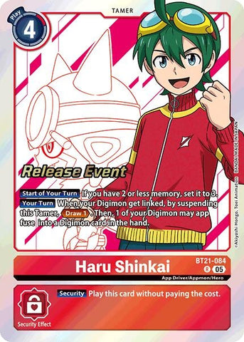 Image for Haru Shinkai (BT21-084 R) (BT21_PR) - Digimon Card Game