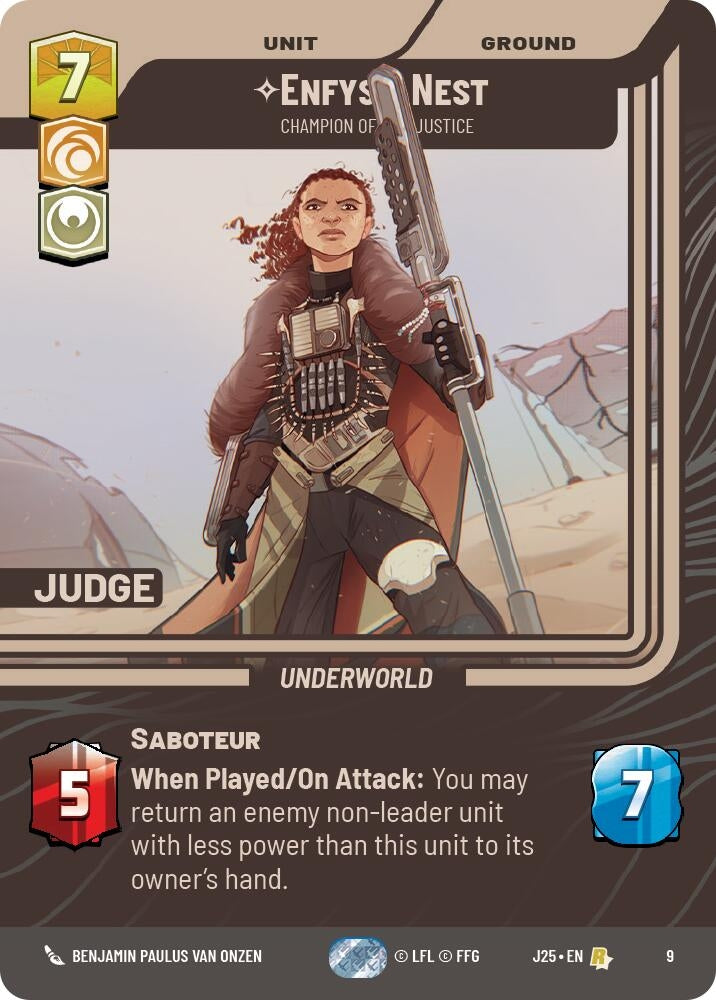Image for Enfys Nest - Champion of Justice (9) - Star Wars: Unlimited