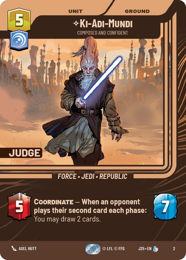 Image for Ki-Adi-Mundi - Composed and Confident (2) - Star Wars: Unlimited