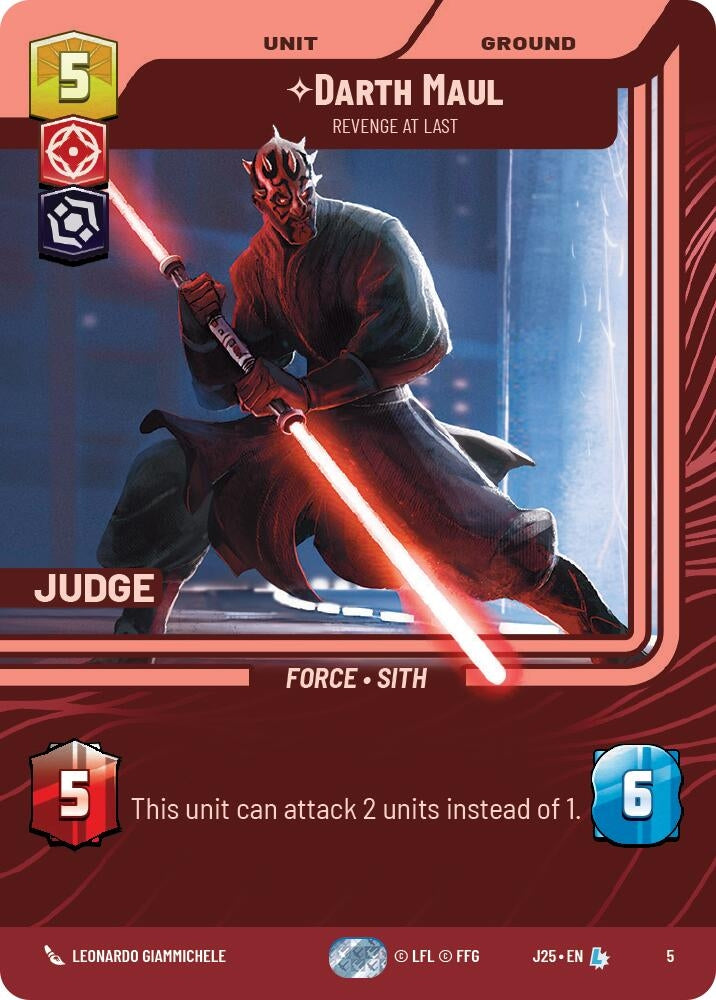 Image for Darth Maul - Revenge at Last (5) - Star Wars: Unlimited