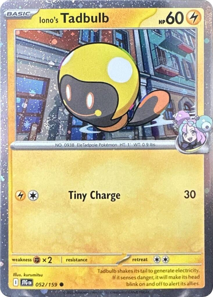 Image for Iono's Tadbulb - 052/159 (Cosmos Holo) (052/159) (Miscellaneous Cards & Products) - Pokemon