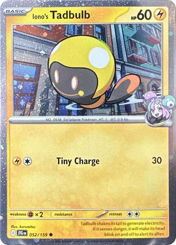 Image for Iono's Tadbulb - 052/159 (Cosmos Holo) (052/159) (Miscellaneous Cards & Products) - Pokemon