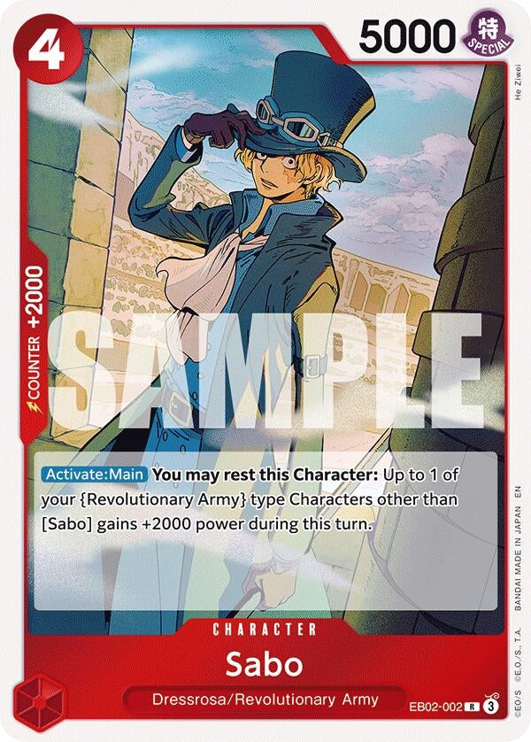 Image for Sabo (EB02-002) (Extra Booster: Anime 25th Collection) - One Piece Card Game