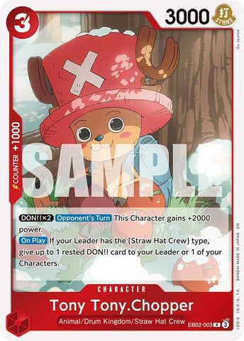 Image for Tony Tony.Chopper (EB02-003) (Extra Booster: Anime 25th Collection) - One Piece Card Game