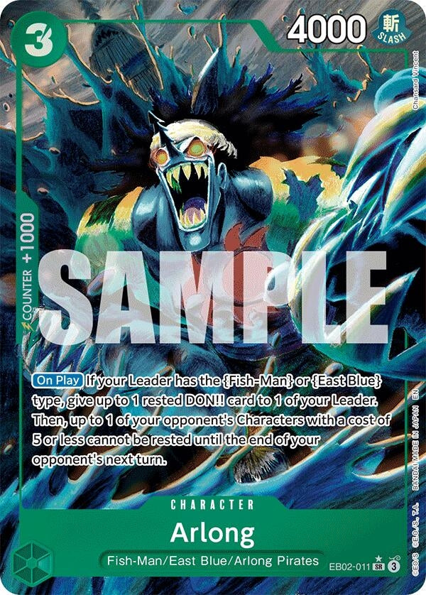 Image for Arlong (Alternate Art) (EB02-011) (Extra Booster: Anime 25th Collection) - One Piece Card Game