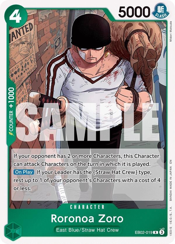 Image for Roronoa Zoro (EB02-019) (Extra Booster: Anime 25th Collection) - One Piece Card Game