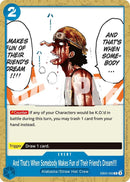 Image for And That's When Somebody Makes Fun of Their Friend's Dream!!!! (EB02-030) (Extra Booster: Anime 25th Collection) - One Piece Card Game