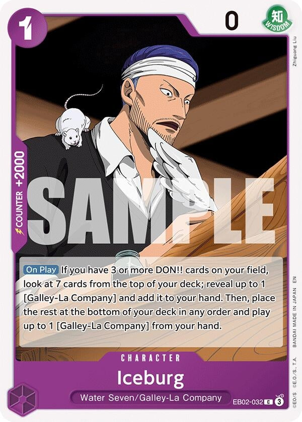 Image for Iceburg (EB02-032) (Extra Booster: Anime 25th Collection) - One Piece Card Game